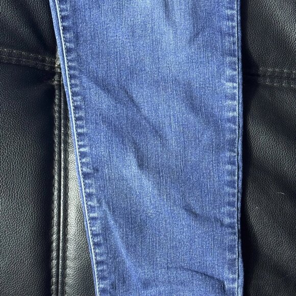 Jessica Simpson Kiss Me Super Skinny Jeans Raw Hem Distressed Women’s 14/32 - Picture 10 of 15